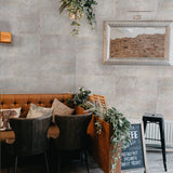 Urban Industrial Wall Tiles for Backsplash Bathroom Kitchen and Living Room, Easy Peel & Stick, 12"x24" (8pcs/Box, 16sqft) (Grey Granite)