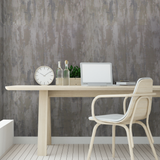 Modern Wallpaper- Vintage Metal (Rustic Brown) (2' x 8' / 32 sqft) - Urban Décor