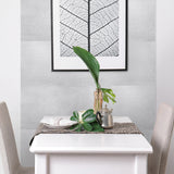 Urban Industrial Wall Tiles for Backsplash Bathroom Kitchen and Living Room, Easy Peel & Stick, 12"x24" (8pcs/Box, 16sqft) (Grey Cement)