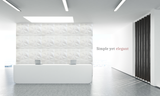 Wall Puzzle - 3D Decorative Panels with Magic Tape - Diamond (12pcs, 32sqft) - Urban Décor