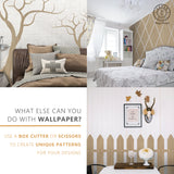 Modern Wallpaper - Honey Maple  (2' x 8'  / 32 sqft) - Urban Décor