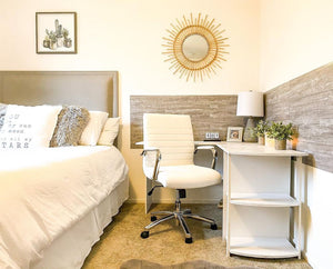 Who else is now having to convert a spare room into an office space