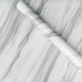 Modern Wallpaper - Grey Marble(2' x 8' / 2 pcs, 32 sqft) - Urban Décor