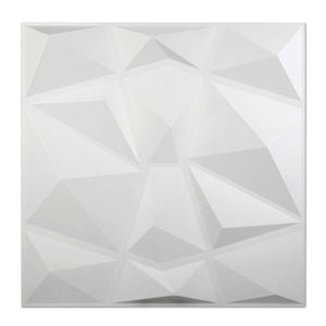 Wall Puzzle - 3D Decorative Panels with Magic Tape - Diamond (12pcs, 32sqft) - Urban Décor