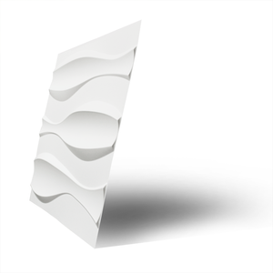 Wall Puzzle - 3D Decorative Panels with Double-Sided Tape - Ocean Wave (12pcs, 32sqft) - Urban Décor
