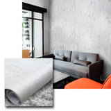 Modern Wallpaper - Vintage Metal (White) (2' x 8'  / 32 sqft) - Urban Décor