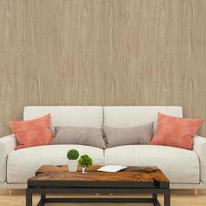 Modern Wallpaper - Honey Maple  (2' x 8'  / 32 sqft) - Urban Décor